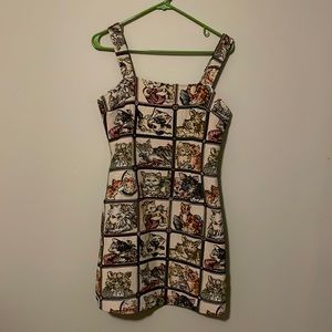 Cat Tapestry Dress